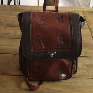 American West leather backpack handbag 🤩🐂